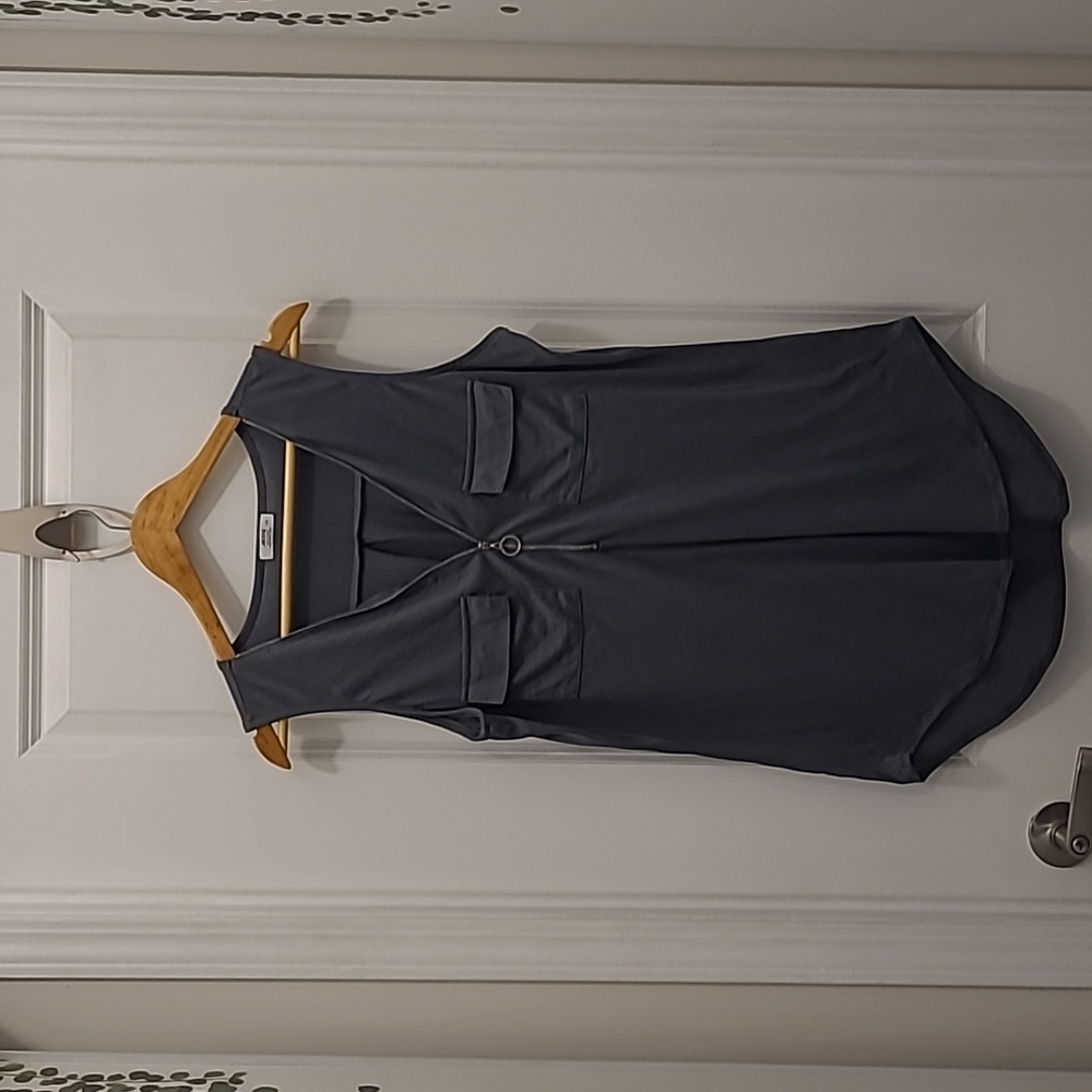 Ardene Tank with Zipper V Neck.
